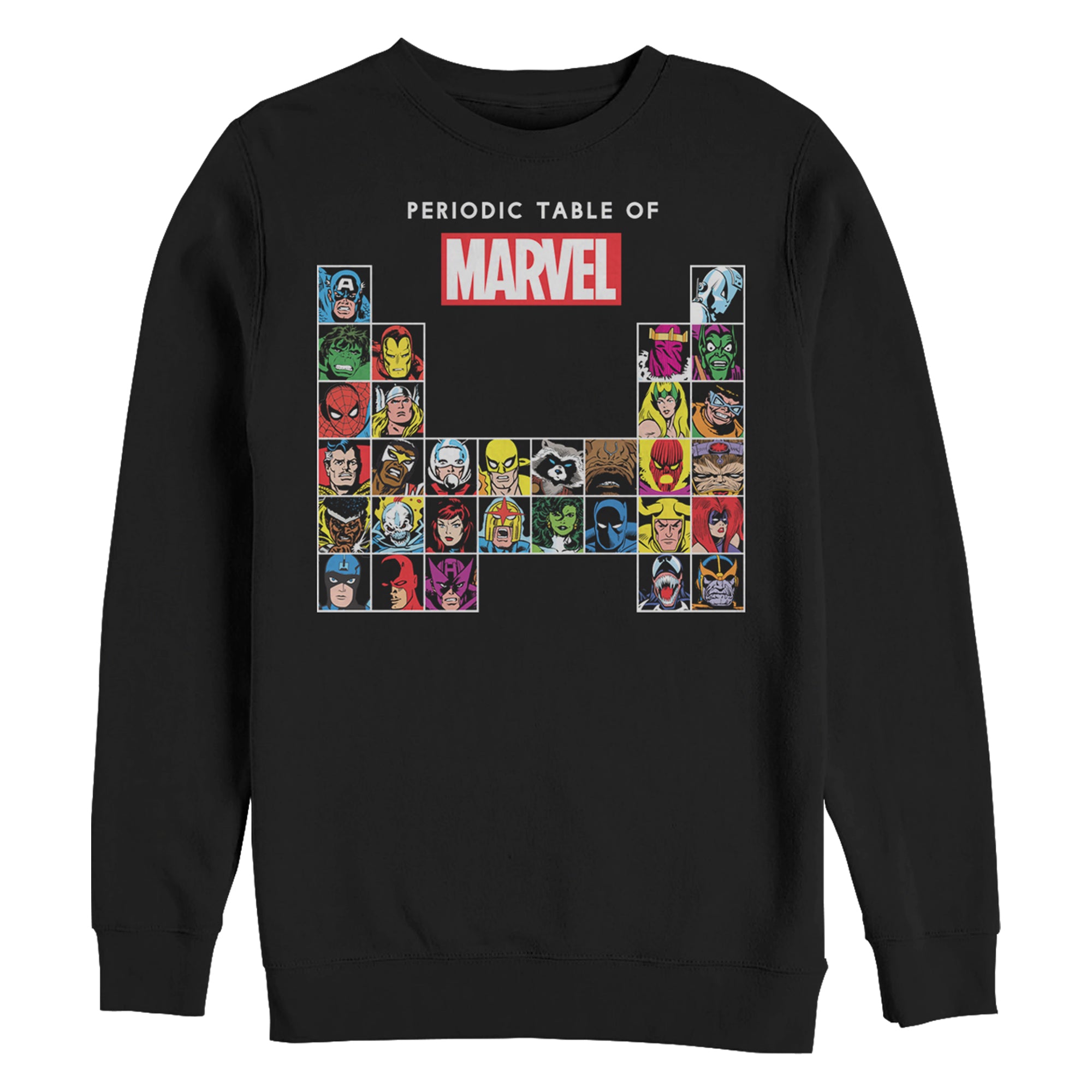 Men's Marvel Periodic Marvel Sweatshirt
